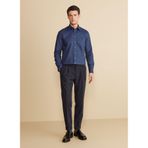 BROOKS BROTHERS Normal Bel Düz Paça Standart Pantolon , 50, BBSS25MPT018, Lacivert, Erkek
