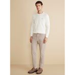 BROOKS BROTHERS Normal Bel Düz Paça Standart Pantolon , 56, BBFW25MPT013, Vizon, Erkek