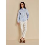 BROOKS BROTHERS Normal Bel Standart Pantolon, 36, 5003353315, Ekru, Kadın