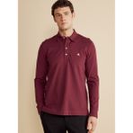 BROOKS BROTHERS Polo Yaka Bordo Erkek T-Shirt BBFW25MTS006