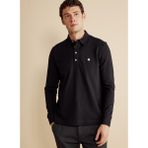 BROOKS BROTHERS Polo Yaka Siyah Erkek T-Shirt BBFW25MTS006