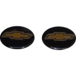 Bross BDP837 Chevrolet İçin 2 Adet Araç Anahtar Logo Amblemi 14 mm Çap