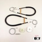 Bross Otomotiv BWR5546 Bmw X3 Mk2 F25 2010-2014 Makyajsız Kasa 51337267102 İçin Ön Sağ Kapı Cam Kriko Tamir Seti