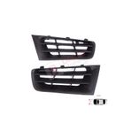 Bross Otomotiv Renault Megane MK2 2006-2009 Makyajlı için Ön Sağ Sol Tampon Radyatör Üst Panjur Hava Izgara Paneli