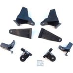 Bross Otomotiv Renault Symbol Mk3 2013-2017 Makyajsız Kasa 260607796R 260106223R Için Sağ Sol Ön Far Ayak Tamir Seti