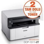 Brother Dcp-1511 Tarayıcı + Fotokopi Mono Çok Fonksiyonlu Lazer Yazıcı 2 Adet Tonerli