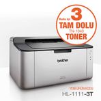Brother HL-1111 Mono Lazer Yazıcı 3 Tam Toner Hediyeli