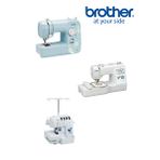 Brother JK17B-M330-2504D 3'lü Set Dikiş Nakış Ve Overlock Makinesi