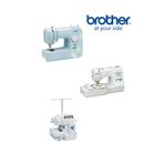 Brother JK17B-M330-2504D 3'lü Set Dikiş Nakış Ve Overlock Makinesi