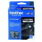 Brother LC-67BK Siyah 450 Sayfa Mürekkep Kartuş