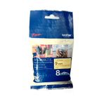 Brother MK621BZ yazı bandı kasetleri sarı siyah 8mx9mm lamine edilmemiş P-touch 60 65 75 80 85 110 için
