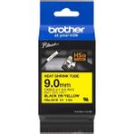 Brother P-Touch HSE-621E - Isı Ile Daralan Makaron Sarı Üzerine Siyah 9 mm