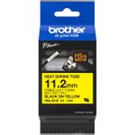 Brother P-Touch HSE-631E - Isı Ile Daralan Makaron Sarı Üzerine Siyah 11.2 mm