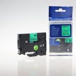 Brother P-Touch Tze-761 Tze-Tape 36 mm Yeşil Üzerine Siyah Laminasyonlu Etiket