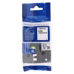 Brother P-Touch TZE-S741 Yeşil Üzerine Siyah Güçlü Yapışkanlı 18 mm 8 mt Muadil Etiket
