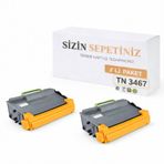 Brother TN-3467 MFC-L6900D 12 Bin Baskı 2'li Paket Muadil Toner