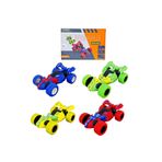 Brother Toys 1 Adet Akrobat Takla Atan Çılgın Oyuncak Araba Sürtmeli Rüzgarlıklı Gövdesi Hareketli 14 Cm.