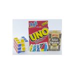 Brother Toys 108 Kartlı Uno - 55 Kartlı Anlat Bakalım Tabu Kartları Ve Zeka Küpü 3lü Set