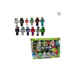 Brother Toys 12 Li Süper Kahraman Oyuncak Figürleri 23 Parça Minecraft Yapı Oyuncak Yapı Oyuncak Figür Toys