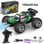Brother Toys 15 Km/h Hız Yapan Uzaktan Kumandalı Şarjlı Arazi Aracı Oyuncak Araba - Yeşil
