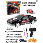 Brother Toys 15 Km/h Hız Yarış Arabası Şarjlı 2.4 Ghz Uzaktan Kumandalı Drift Araba - Siyah