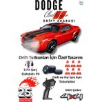 Brother Toys 25 Km/h Hız Yapan Dodge Challenger Görünümlü Şarjlı 2.4 Ghz Uzaktan Kumandalı Drift Araba - Kırmızı