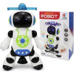 Brother Toys 3D Disko Işıklı Pervaneli Müzikli Dans Eden Oyuncak Robot 3+ Yaş