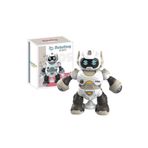Brother Toys 3D Disko Işıklı ve Müzikli Dans Eden Elektronik Robot Oyuncak Piller Hediye 19 Cm.
