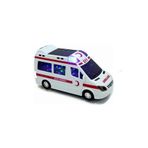 Brother Toys 3d Işıklı Müzikli Kendi Kendine Gezen 112 Yazılı Oyuncak Ambulans 17 Cm.