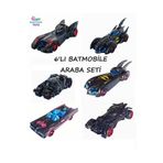 Brother Toys 6'lı Batmobile Oyuncak Demir Araba Seti 8 Cm. Batman