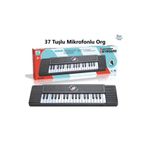 Brother Toys Büyük Boy 37 Tuşlu Mikrofonlu Org Çocuk Oyuncak Piyano Karaoke Org