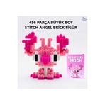 Brother Toys Büyük Boy 456 Parça Stitch Angel 3D Yapboz Bricks Figür Yapı Oyuncağı