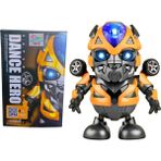 Brother Toys Dans Eden Bumblebee Işıklı Müzikli Dansçı Robot Oyuncak Bumble Bee Transformer 20 cm