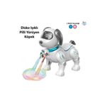 Brother Toys Disko Işıklı Yürüyen Köpek Oyuncak İpli Müzikli Emeklemeye ve Yürümeye Yardımcı
