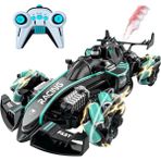 Brother Toys Duman Çıkaran Full Fonksiyon Şarjlı Formula 1 1:12 Ölçek Büyük Boy Uzaktan Kumandalı Oyuncak Araba - Mavi