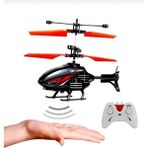Brother Toys El Sensörlü Uzaktan Kumandalı Helikopter Şarj Edilebilir 20 Cm Işıklı Kırmızı Sarı