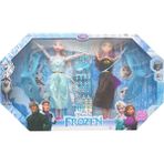 Brother Toys Karlar Ülkesi Frozen Müzikli Elsa ve Anna 2'li Set Şarkı Söyleyen Oyuncak Figür - Kahverengi - Mavi