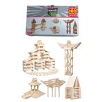 Brother Toys Oyuncak Ahşap Yapı Blokları 100 Parça Kaliteli Malzeme Yerli Üretim