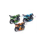 Brother Toys Oyuncak Sürtmeli Kaliteli Motorsiklet Motor Özel Üretim 13 Cm. 1 Adet Mavi, Turuncu, Kırmızı