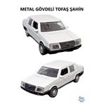 Brother Toys Oyuncak Tofaş Şahin Metal Çekbırak Araba Beyaz 14 Cm. 1:30 Boyut