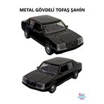 Brother Toys Oyuncak Tofaş Şahin Metal Çekbırak Araba Siyah 14 Cm. 1:30 Boyut