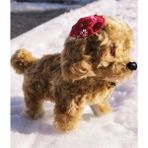 Brother Toys Pilleri Hediye Yürüyen Havlayan Sevimli Peluş Pilli Oyuncak Köpek 13 Cm. Krem Pembe Mavi Kahve Mor - Kahverengi