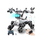 Brother Toys Uzaktan Kumandalı Bilek Kontrollü 8 Tekerli Akrobat Wall-E Benzeri Oyuncak Robot Köpek Araba 25 Cm.