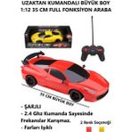 Brother Toys Uzaktan Kumandalı Dev Boy 35 cm Şarjlı Işıklı Full Fonksiyon Oyuncak Araba - Sarı
