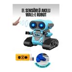 Brother Toys Uzaktan Kumandalı El Hareketlerine Duyarlı Wall-E Benzeri Oyuncak Robot 12 Cm.