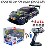 Brother Toys Uzaktan Kumandalı Full Fonksiyon 30 Km/h Hız Yapabilen Şarjlı Farları Yanabilen Oyuncak Araba - Siyah
