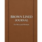 Brown Lined Journal for Men and Women: 8.5x11 Large Notebook | 120 Pages | Softcover Matte Finish | Classic Rustic Writing Diary