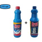 Brox Kireç Çözücü 1000 ml + Tuz Ruhu 600 G- -(2'li Set)