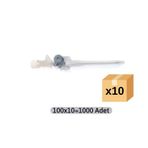 BRP 100x10 Adet 16 gr Gri IV Kanül Intraket Branül