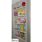 BRR STORE BERRA Serisi 5 Raflı Montessori Kitaplık-Çocuk Odası Kitaplık 5 Raflı